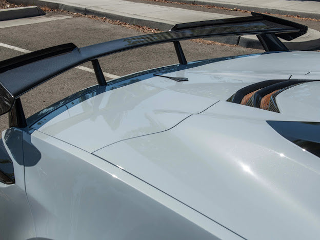 2020-UP CORVETTE C8 Z51 & STINGRAY | WICKERBILL REAR SPOILER HIGH WING